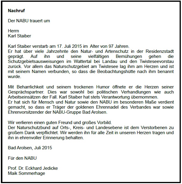 Trauer_Karl_Staiber
